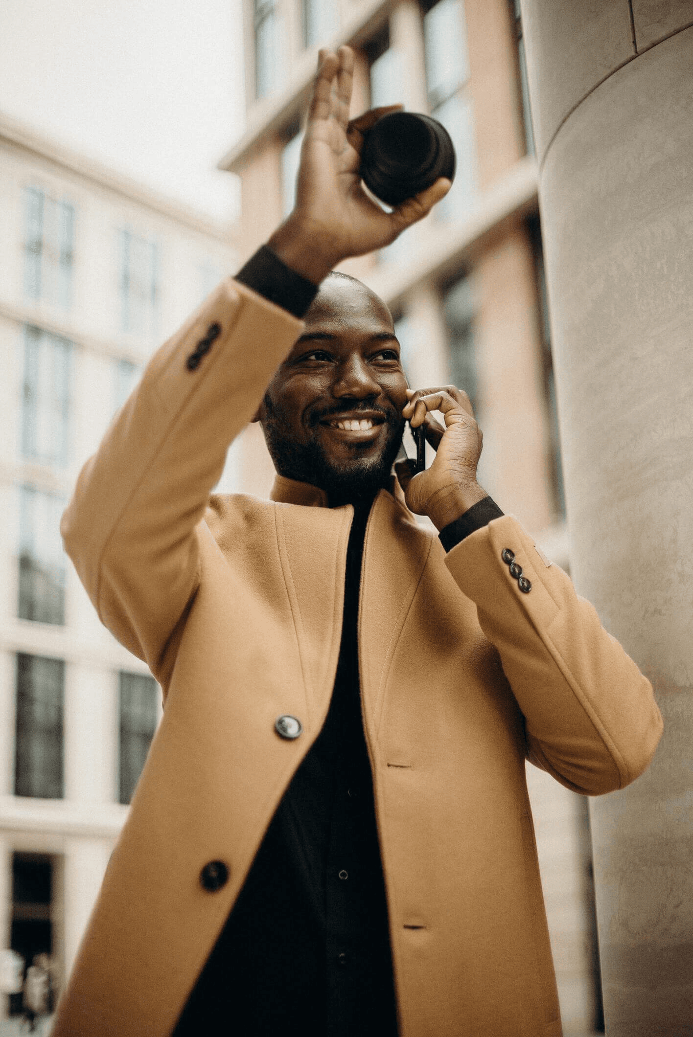 Man waving